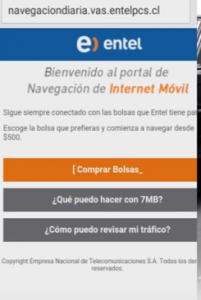 Internet gratis entel