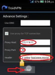 Apk. Troid vpn internet movistar gratis