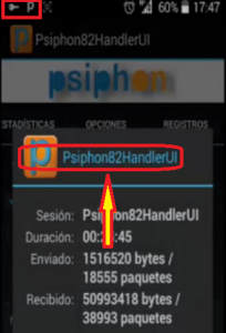Configurar el menú handler para Internet Gratis