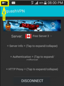 Squash VPN Tigo