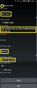 Proxy server Tigo