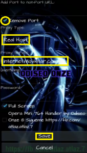 Internet full Opera mini