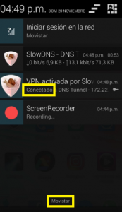 Conexión 4G Movistar apk Slowdns