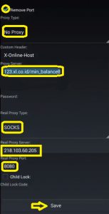 Handler vpn Claro Colombia