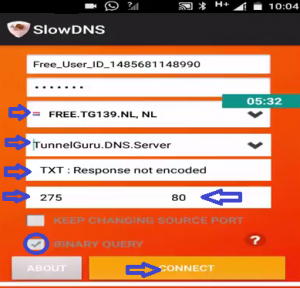SlowDNS conexión gratis Tim 2017 SlowDNS conexión gratis Tim 2017
