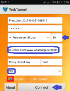Host CNT gratis full internet
