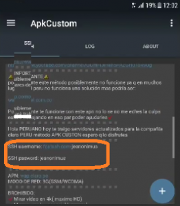 Full acceso 2018 con ApkCustom