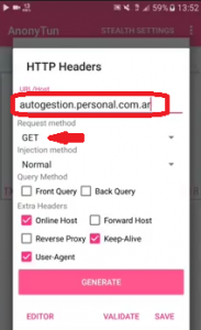Datos ilimitados free 4G Personal
