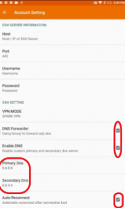SparkVPN para tener datos Telcel